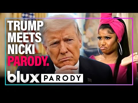 Nicki Minaj Meets Trump in the Oval Office (AI Parody) 😂🇺🇸 | #bluxParody