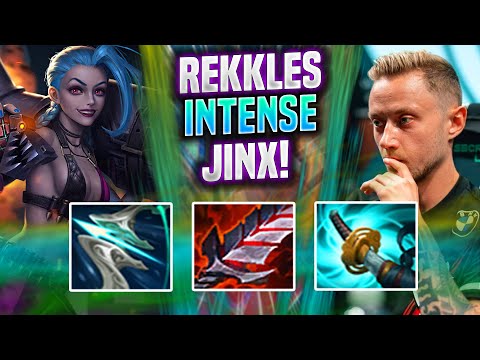 REKKLES INTENSE GAME WITH JINX! - KC Rekkles Plays Jinx ADC vs Jhin! | Season 2022