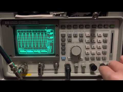 EA3HWU HP8920A vídeo 1 Como utilizarlo como emisor de radio