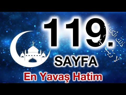 Kuran 119. sayfa / Maide Suresi 15. sayfa / yavaş okuyuş 6. cüz 119. sayfa / ok takipli 119. sayfa