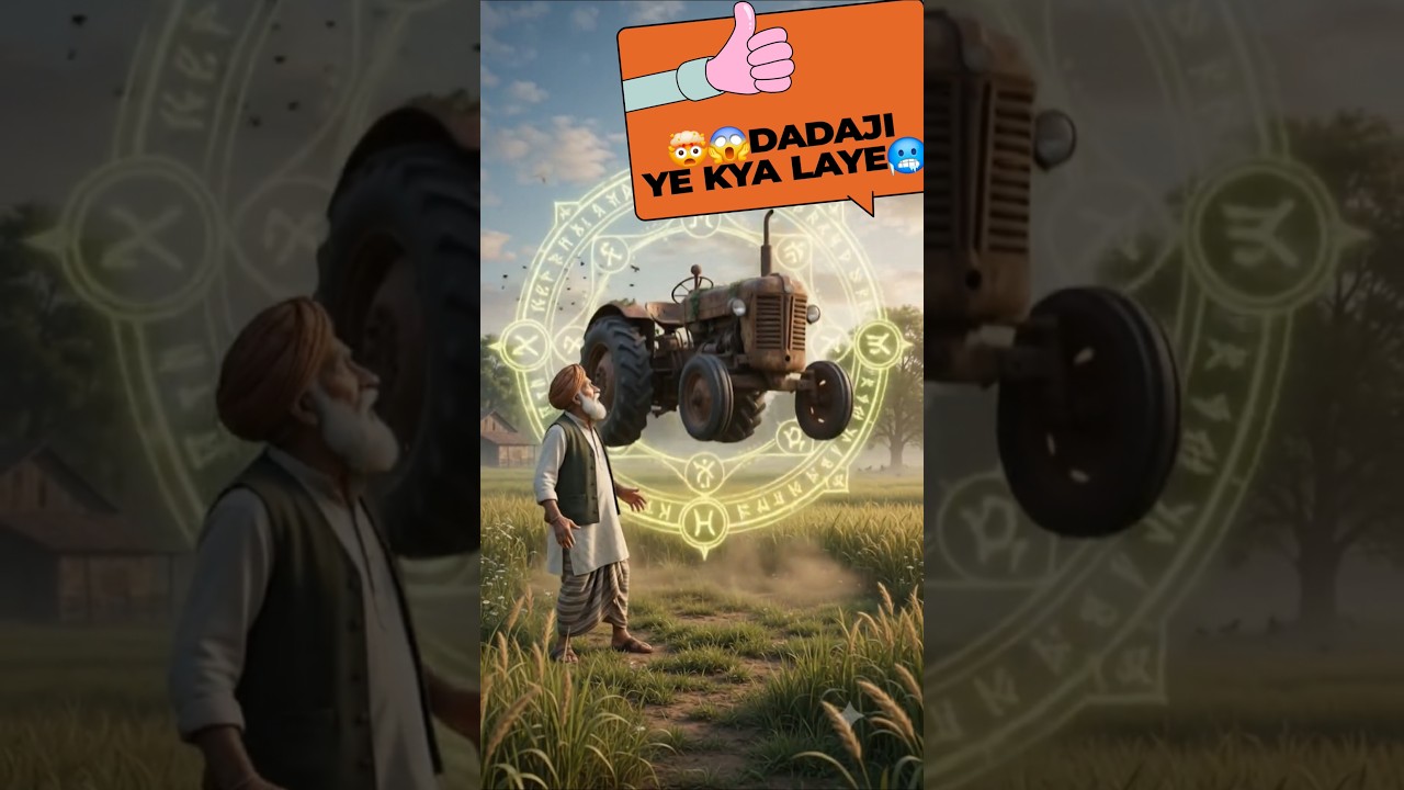 #montagem #viralvidio #storytelling viral vidio dadaji ka tractor 🚜 😱