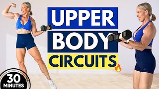 30 Min Upper Body Strength & Cardio Workout