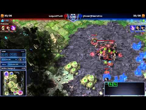 Starcraft 2 HotS Cast #2: TLO Vs. Nerchio (ZvZ) {GrandMaster} [German/1080p]