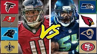 NFC South All-Stars vs NFC West All-Stars (Best Division in The NFL Game 5) Madden Tournament