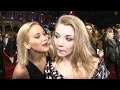 Oops Jennifer Lawrence Accidently Kisses Her Hunger Games Co Star Natalie Dormer