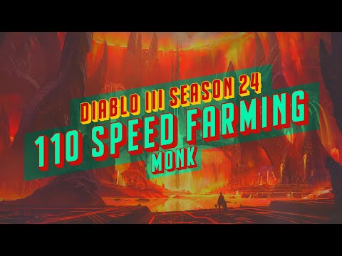 INNAS MONK | GRIFT 110+ | Diablo 3 Season 24 | Speed Farming Guide