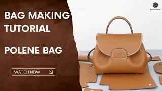 DIY This Polene Leather Bag: An Easy Beginner's Tutorial | Babylon Leather Kit SY55