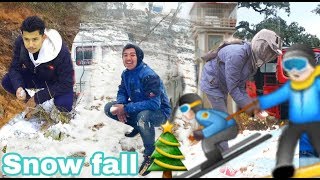 preview picture of video 'Snowfall at GURASE /#Surkhet to #Dailekh  /'