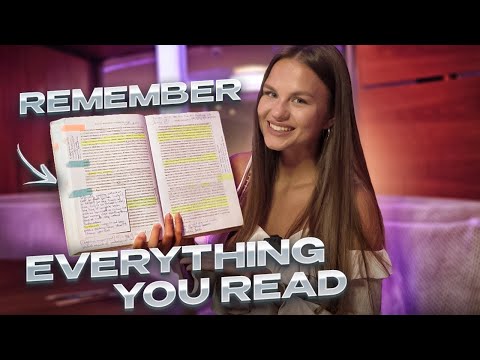 How to get the MOST out of a book and remember everything you read