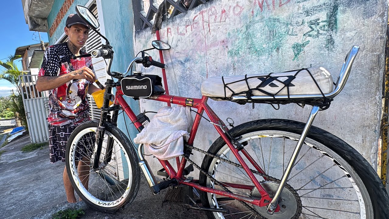 LAVA RAPIDO DE BIKE MOTORIZADA 