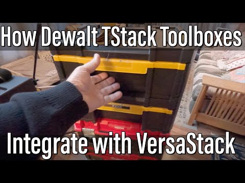 How Dewalt TStack Works Well With Craftsman VersaStack ToolBoxes