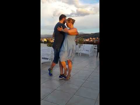 Libertango. 5th half-hour tango lesson with Tsakalos Panagiotis. Selianitika. Greece.