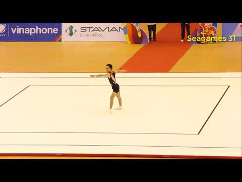 Final: Chanokpon Jiumsukjal (THA) 19.600 Gold Medal - Individual Men Aerobic Gymnastics Seagames 31