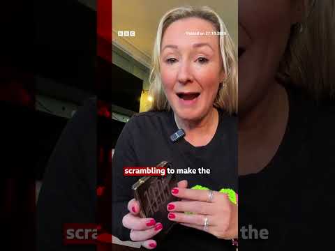 BBC Tech Editor tries iPhone Duo for first time. #BBCNews