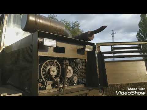 Magirus Deutz Motor indítása, 6 henger 160 LE