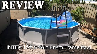 INTEX 12ft x 30in Prism Frame Pool Set - Review 2022