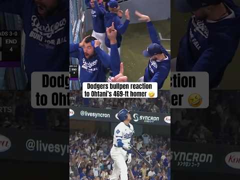 Bullpen's reactions to Shohei were comedy 😂