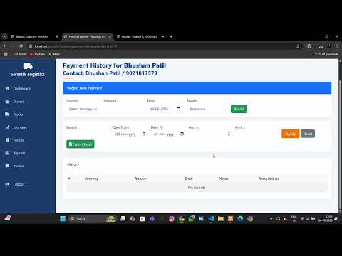 Ultimate Logistics Management System Demo | All-in-One Fleet, Invoicing & Reports Software | PHP