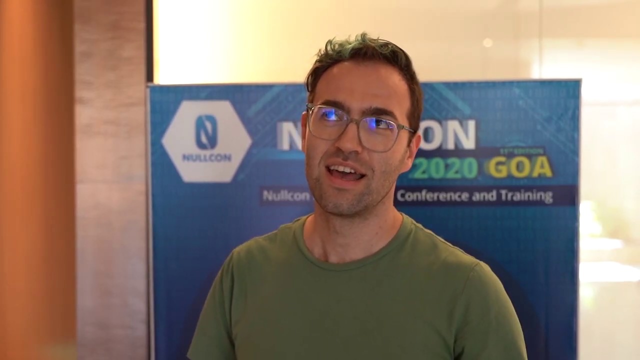 Micah Lee at NULLCON | #Nullcon2020 Diary