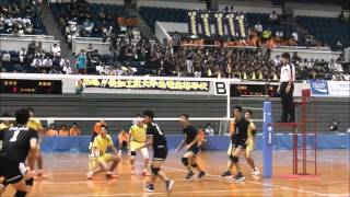 平成27年度高校総体 男子バレーボール 東福岡－須磨友が丘（兵庫）