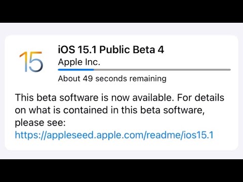 iOS 15.1 Beta 4