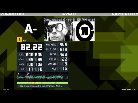 StepMania :: Crazy Astronaut feat. VG - Funky Shit 2014 (WIMP version) :: by EFLFE