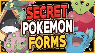 33 Pokémon That Have a SECRET Form That we Don't See in the Games by HoopsandHipHop