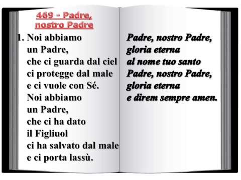 469 Padre, nostro Padre - Innario Chiesa Cristiana Avventista del Settimo Giorno 2014