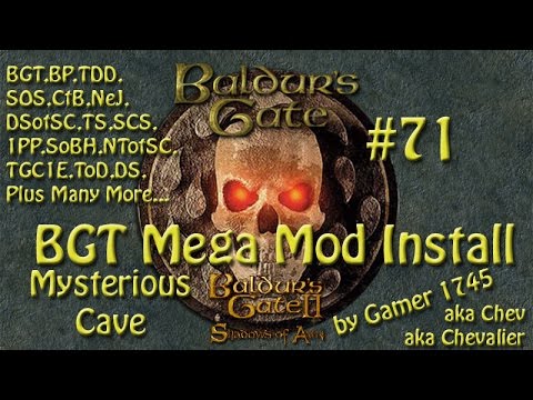 Let's Play Baldur's Gate Trilogy Mega Mod Part 71 - We find a Mysterious Cave
