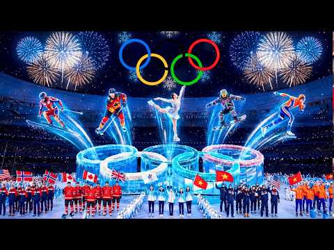 Winter Olympics 2026 Opening Ceremony ❄️ Parade of Nations, Oath & Cauldron Lighting (FULL EVENT)
