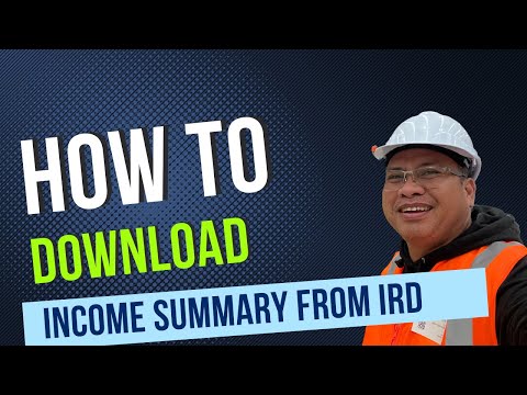Paano mag download ng Income Summary sa IRD