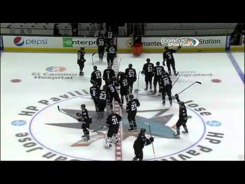 Shooutout 31 Jan 2013 Edmonton Oilers vs SJ Sharks NHL Hockey