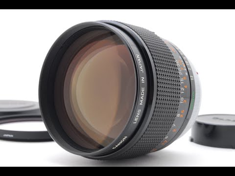 [A- Mint] Canon FD 85mm f/1.2 S.S.C. ASPHERICAL Lens SSC ASPH From JAPAN 7931