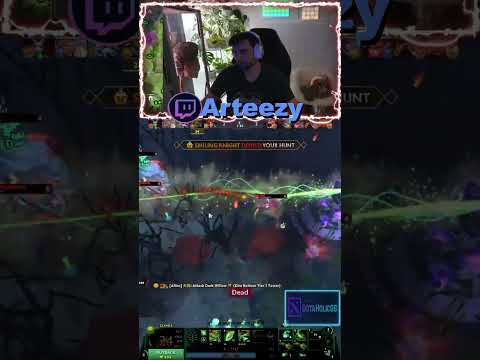 WHEN ARTEEZY GETS ANGRY WITH QUEEN!😂​ #arteezydota2 #dota2 #gaming #outplay