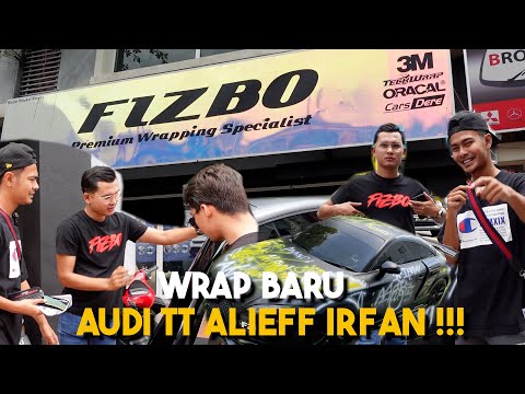 ALIEFF HANTAR WRAP TUKAR CAT AUDI TT !!! MAAFKAN KAMI...