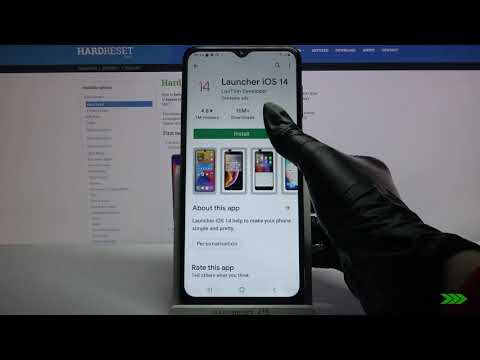 How to Download and Apply iOS Launcher on SAMSUNG Galaxy M12 – Get iOS Look