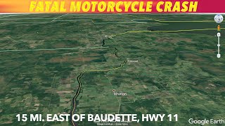 Fatal Motorcycle Crash Near Baudette,, MN