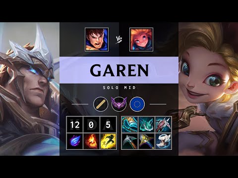 Garen Mid vs Zoe: Perfect KDA, Legendary - EUW Master Patch 14.24