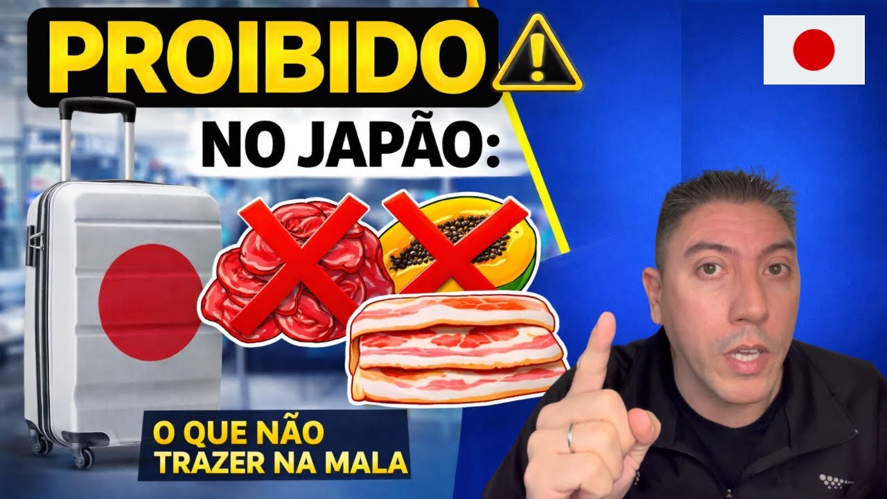 PROIBIDO no Japão: o que NÃO trazer na mala (pode dar problema sério)