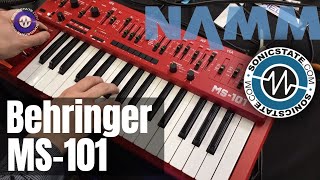 Video thumbnail for NAMM 2019 Behringer MS-101 No Talking by sonicstate
