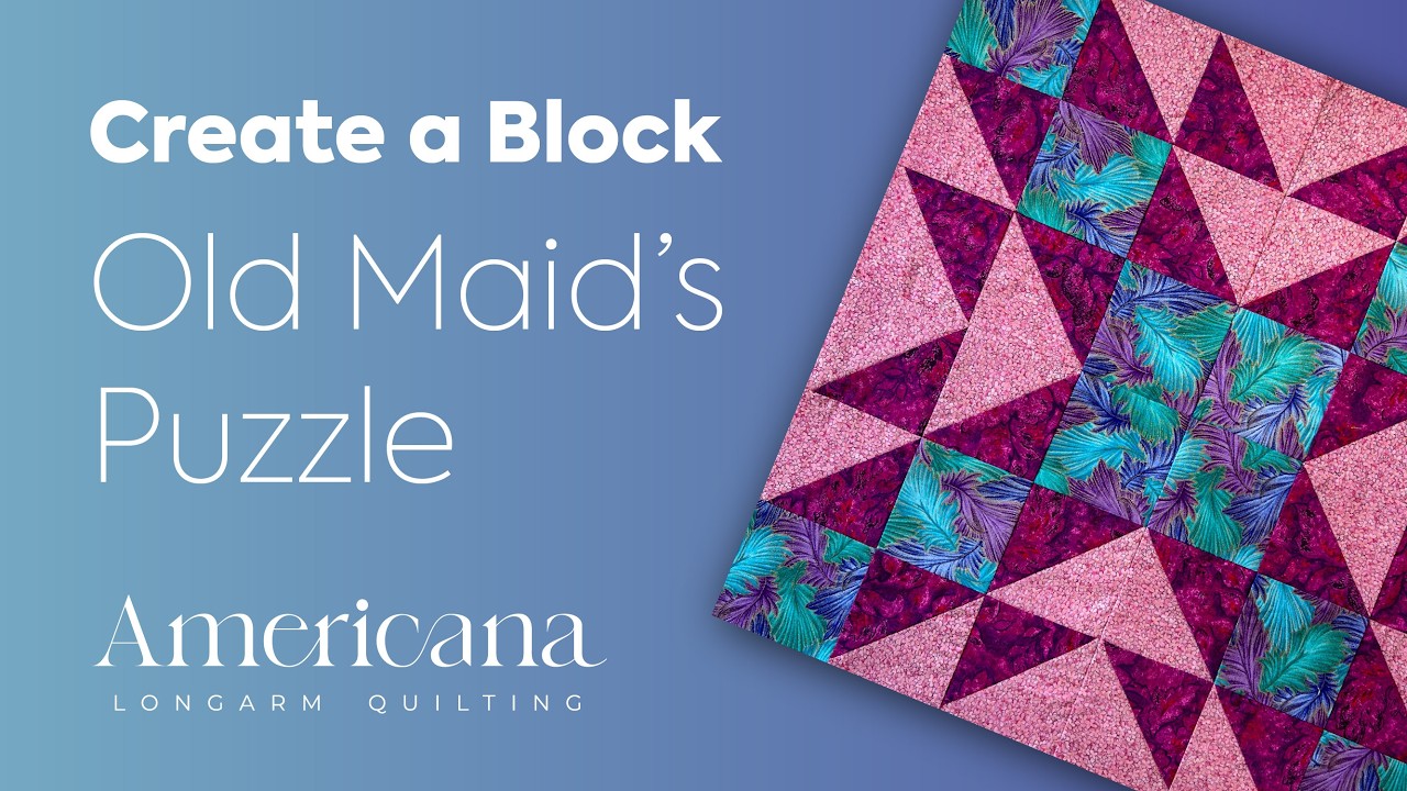 Old Maid's Puzzle Quilt Block