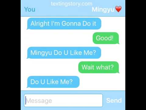 (Mingyu x You) Texting Conversation