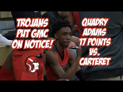 St. Thomas Aquinas 68 Carteret 64 | Boys Basketball | Wake Forest Commit Quadry Adams 17 Points!