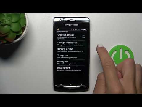 How to Allow Unknown Sources for Apps Installations on SONY ERICSSON Xperia Arc S - External Sources