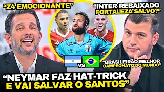 IMPRENSA ARGENTINA EMPOLGADA COM NEYMAR E O Z4 DO BRASILEIRÃO