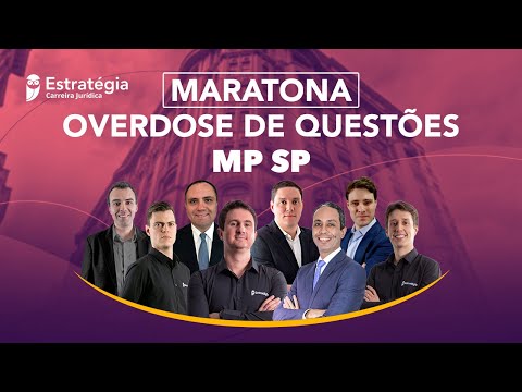 Maratona: Overdose de Questões MP SP