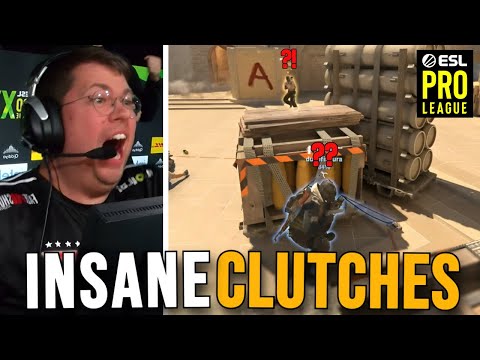 INSANE CLUTCHES ESL PRO LEAGUE 2025🔥(CS2 Highlights)
