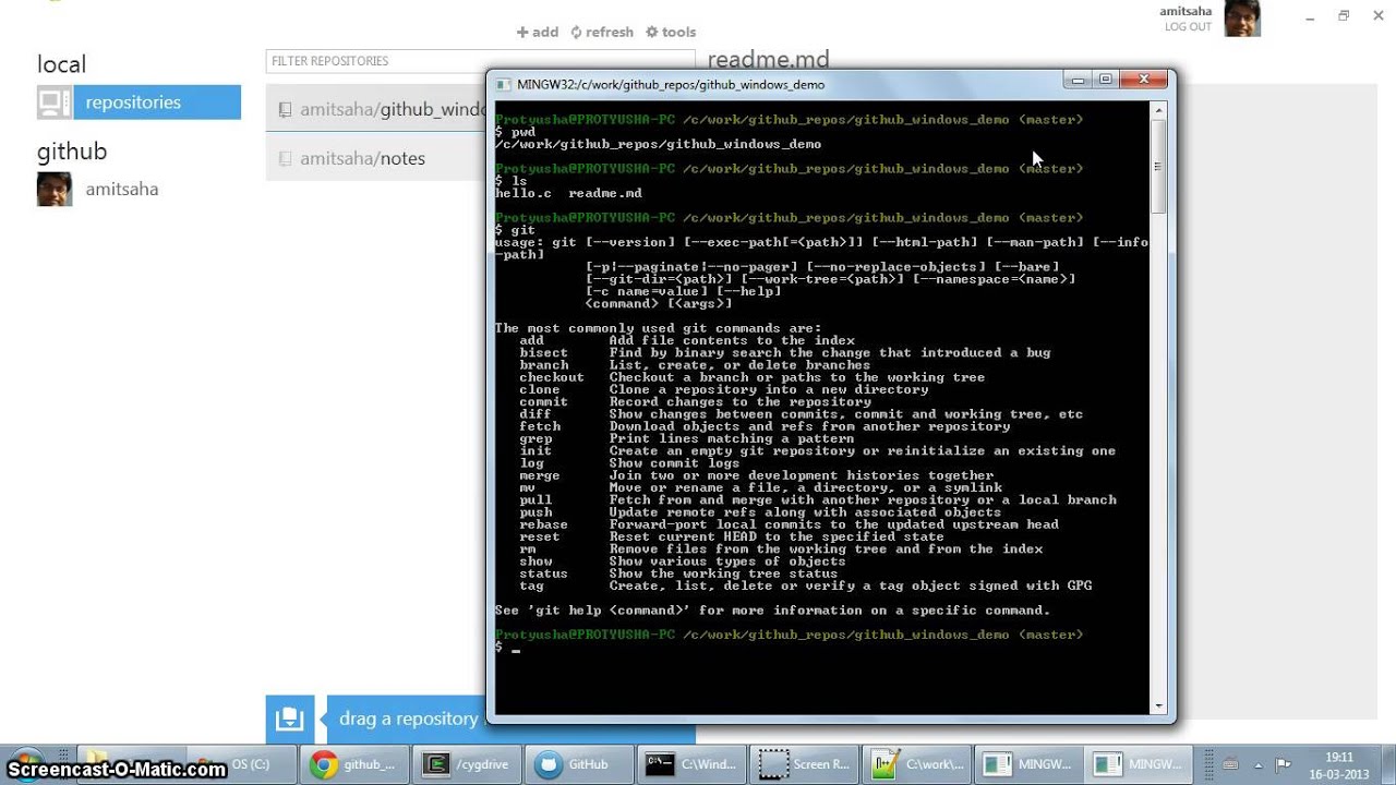 GitHub for Windows on Windows 7: Part 2