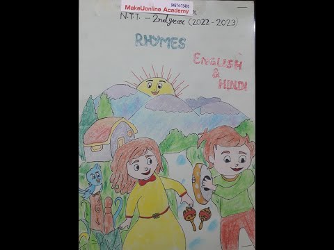 Rhymes Hindi and English for NTT, JBT, B.Ed