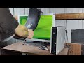Angry Office Man Smashes Slow 2000 S HP Computer